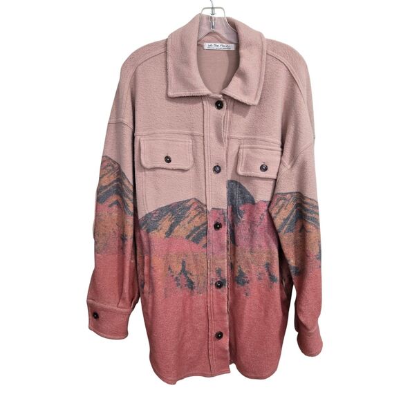 We The Free People Ruby Scenic Jacket Sunset Womens size XS Oversized shacket - Picture 1 of 11